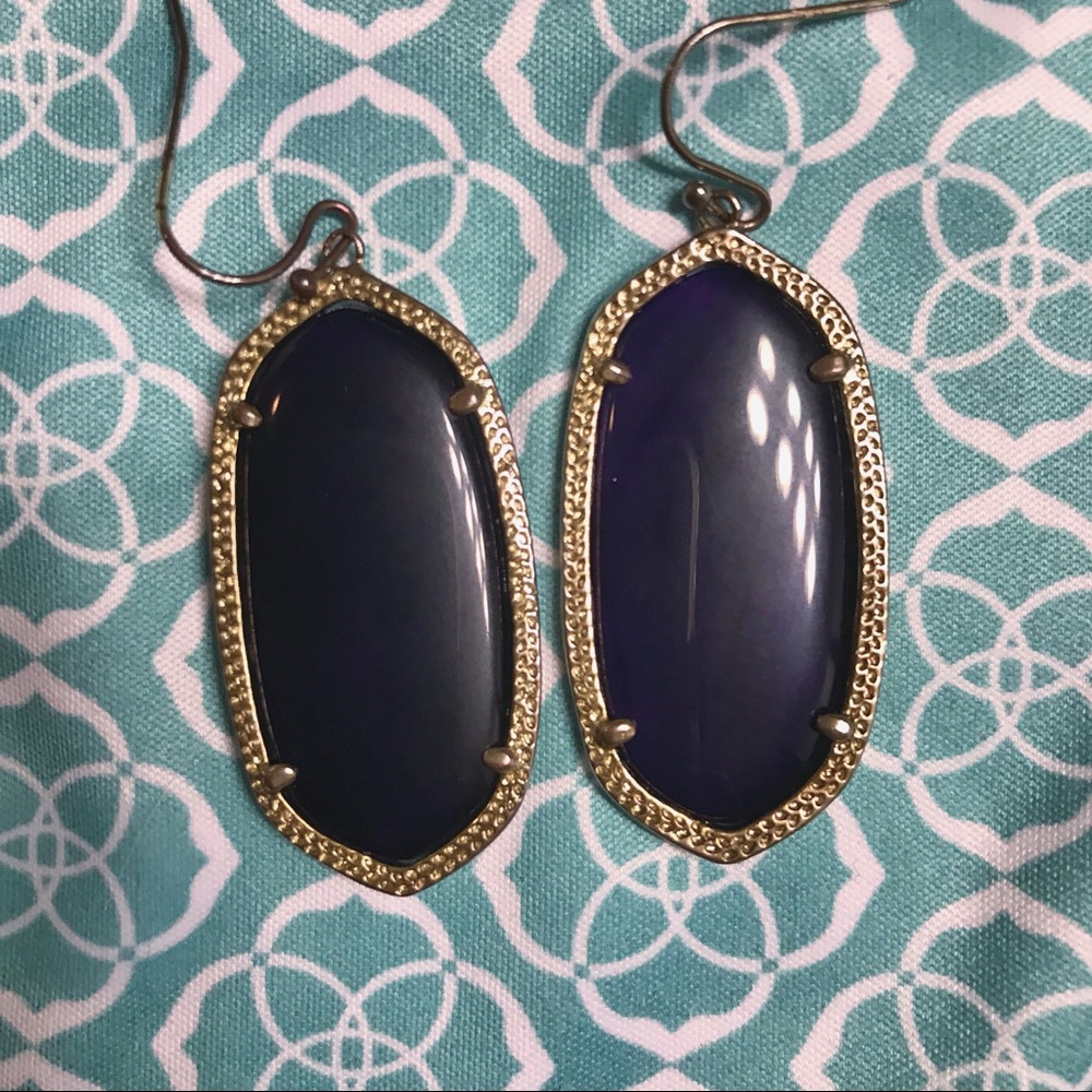 Purple Kendra Scott Danielle Earrings